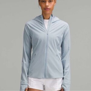 Lululemon Concrete Blue Mist Over Zip-Up Windbreaker Jacket
